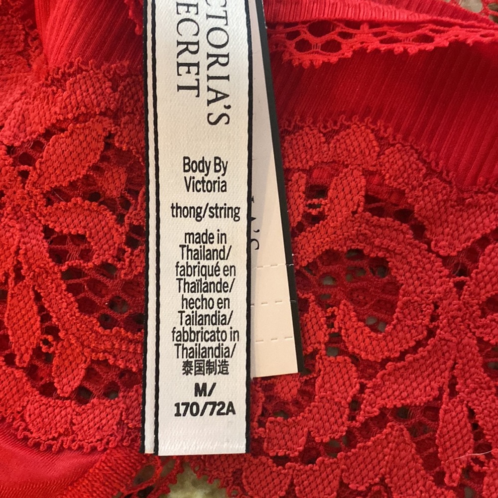NWT Victoria’s Secret body by Victoria red thong - Picture 3 of 8